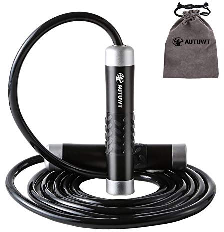 Cuerda de Saltar Pesada 1 LB,Boxeo,Dobles Unders Al Aire Libre MMA Boxeo Formación,Longitud Ajustable y Rodamientos Ligeros, Ideal para Saltos Dobles