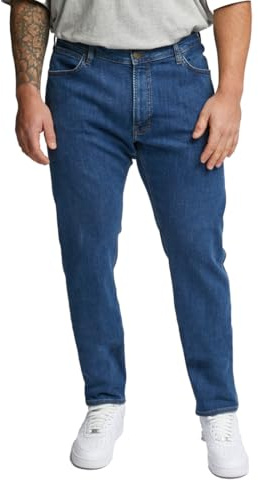 Lee Luke, Jeans Hombre, Mid Stone Wash, 40W / 34L