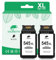 COLORETTO Wiederaufbereitet Tintenpatrone für Canon PG-545XL für Pixma MX495 MX490 iP2800 iP2850 MG2450 MG2550 MG2920 MG2550S (2 Schwarz)