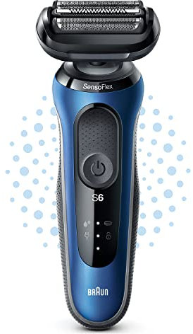 Braun Elektrischer Rasierer Series 6 61-B1000s Blau
