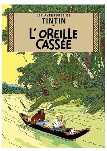Carte postale album de Tintin: L'oreille cassée 30074 (10x15cm)