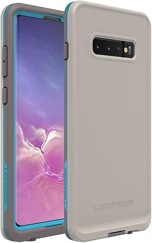 LifeProof FRE Series Wasserdichte Schutzhülle für Galaxy S10+ (nur) – Non-Retail-Verpackung – Body Surf (Zement/Wasserspeier/Hawaiian Ocean)