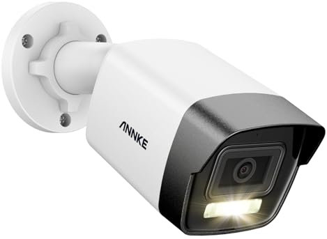 ANNKE AC500 3K PoE CCTV Camera with Spotlight, Wired Security IP Camera Outdoor with Human/Vehicle Detection, IP67 Weatherproof, Color Night Vision, Built-in MicroSD Card Slot
