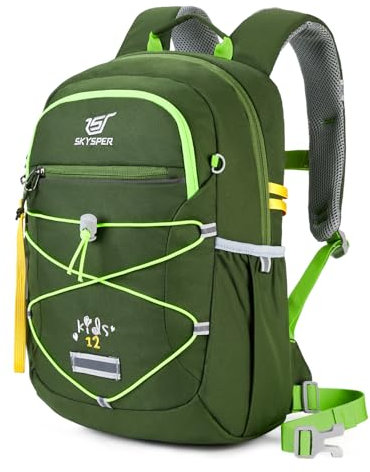 SKYSPER Kinderrucksack Wandern Jungen Mädchen für 3-8 Jährige komfortabler Wanderrucksack Kinder
