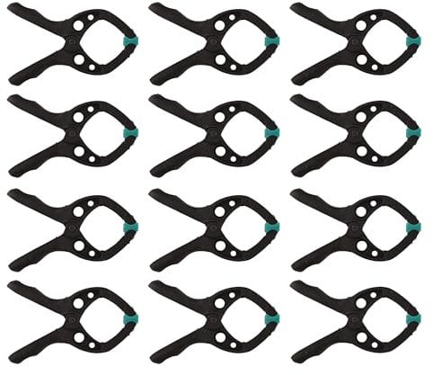 wolfcraft 12 morsetti a molla MINI 30 I 8653000 I Versatile e universale – ideale per lavori di casa, hobby e progetti fai da te