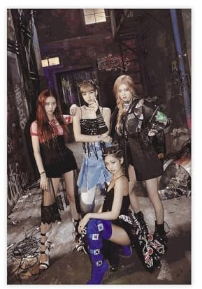 Kpop Poster Blackpink 18 Leinwand Poster Schlafzimmer Dekor Sport Landschaft Büro Zimmer Dekor Geschenk ungerahmt 30 x 45 cm