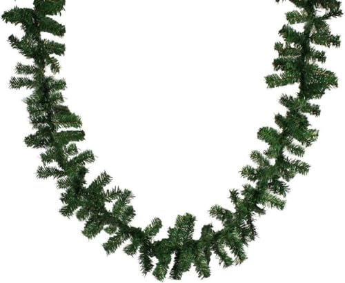 HAAC künstliche Girlande Tannengirlande Tanne grün Länge 2,7 Meter mit mit 200 Zweigen Nikolaus Weihnacht