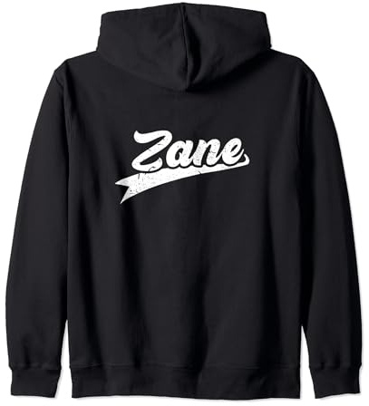 70s Rétro Nom Zane Sweat à Capuche