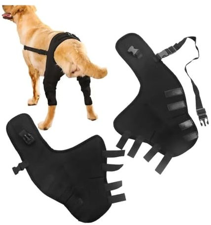 LYCICILI kniebandage hund hinterbein Haustier-Knieschützer schützen den Verband, zur Unterstützung des Hüftgelenks, Beinverletzungen, erholen sich die Beine des Hundes, Kniestütze for das hintere Bein