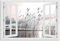 timalo Wandbild Outdoor wetterfeste Bilder für draußen | Gartenbilder Innen & Außen | Landschaftsbilder Acryl Glas Fensterblick Effekt | 80x60cm Schilf See