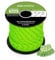 BROTREE Tent Guy Rope 3mm 30m Reflective Guy Line Heavy Duty Guide Rope with 6Pcs Aluminum Tensioners for Tent Gazebo Awning Camping (Neon Green)