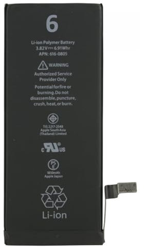 OnlyTech - Batterie Premium de Remplacement pour iPhone 6-1810mAh, qualité identique - avec adhésif