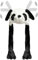 Mütze Mit Beweglichen Ohren, Hasenohren Plüsch, Hase Hut Mit Wackelohren, Beweglicher Ohr Kaninchen, Cosplay Urlaub Weihnachten Karneval Party Geschenk Für Erwachsene Kinder (Panda)