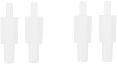 VICASKY 2 Sätze Babynahrungszubehör Katzen Beiträge Haushaltsteile Softschlauchadapter Trinkschnabeladapter Milchpumpen-silikonanschluss Pumpenadapter Für Schlauchboote Pp Weiß 2 Stück * 2