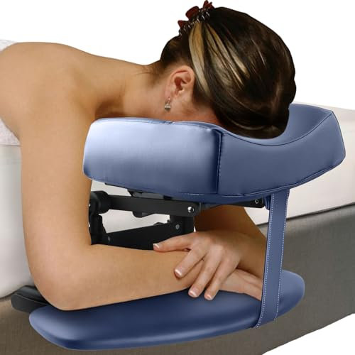 EBANKU Adjustable Headrest Massage Kit, Face Pillow Cradle & Support Bracket, Hanging Arm Rest, Square Face Pillow for Sleeping Mattress Top