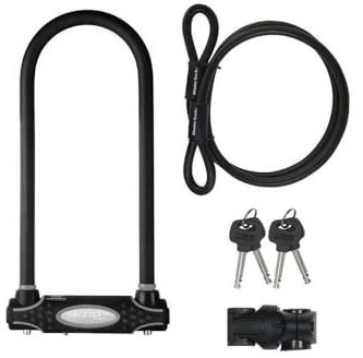 Master Lock Sold Secure Gold D-Lock+Cable 11X28X120cm 8285EURDPRO