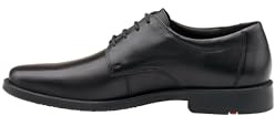 LLOYD 2550400 Lace-Up Shoes Smooth Leather Men in Black
