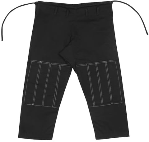 FANCYPUMPKIN Pantalones ligeros de Jiu Jitsu brasileño BJJ Gi Ropa de entrenamiento BJJ Jiu Jitsu-A3 Negro