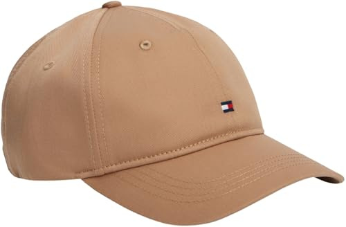 Tommy Hilfiger Damen Cap Flag Soft Panel aus Baumwolle, Beige (Safari Canvas), Einheitsgröße