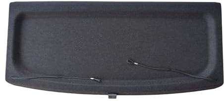 GEPCO Kofferraumabdeckung Hutablage kompatibel mit VW Polo V (6R) 2009-2017 | Laderaumabdeckung Gepäckraumabdeckung | Sichtschutz Schwarz | OEM 6R6867788B