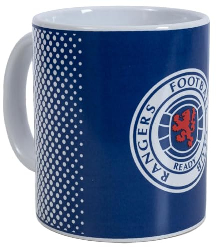 Rangers Football Mug Official Fade Ceramic Crest Cup