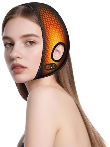 ZMHWANY face Heating pad - 5000mAh 3-Temp & Timer | Rechargeable Cordless Design, Warm Compress for TMJ Discomfort, Electric Heating Pad for Jaw & Cheek, Ideal Gift