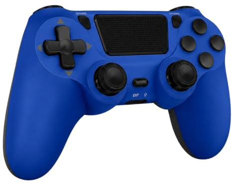 Hycago Wireless Controller for P-4, Controller Wireless for P-4/Pro/Slim/PC, Bluetooth Gamepad Joystick with Dual Vibration Touch Panel 3.5mm Audio Jack Six-Axis