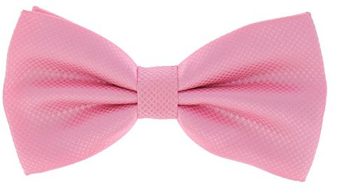 SHIPITNOW Noeud Papillon Homme Rose - 20 coloris - Noeud Papillon classe pour Mariage, Soirée