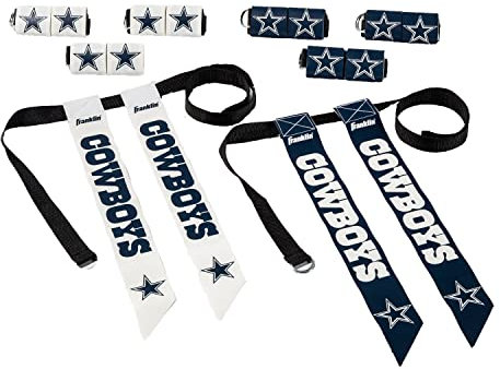 Franklin Sports Fußball Flagge NFL Dallas Cowboys Youth Flag Football Set, Teamspezifisch, Einheitsgröße