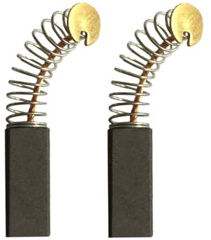 Juego de 2 escobillas de carbón abrasivo, 6 mm x 6 mm, para herramientas eléctricas, motor, taladro, sierra de calar, sustituye a Bosch 2.604.321.904 2.604.321.909