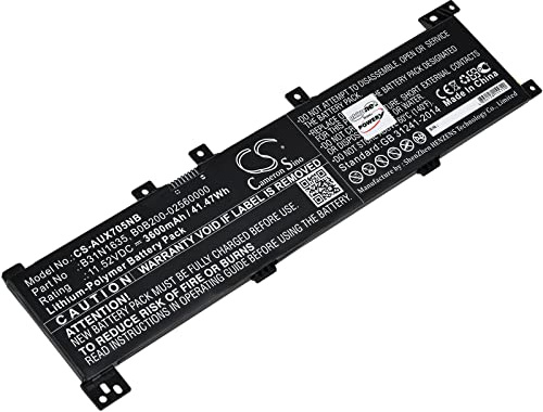 Batteria per laptop Asus VivoBook Pro 17 N705FD-GC003T, 11,52 V, ai polimeri di litio