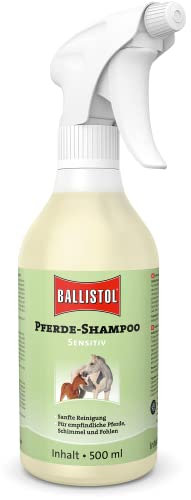 BALLISTOL 26472_case Pferde-Shampoo Sensitiv 500ml – ph-Neutrale Reinigung und Pflege - Haut, Mähne, Schweif, Fell - Fohlen