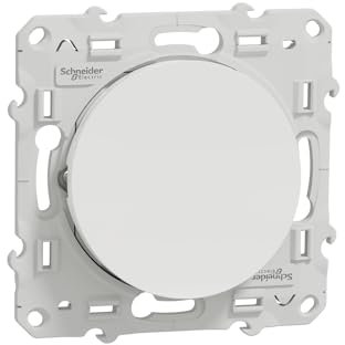 Schneider Electric - Odace, lot de 100 va-et-vient Blanc, à vis, connexion rapide - S524204P