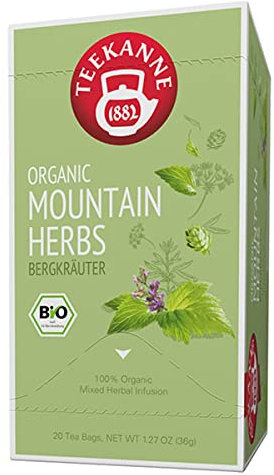 Teekanne Organic Mountain Herbs Bio Kräutertee 20 Teebeutel 36g