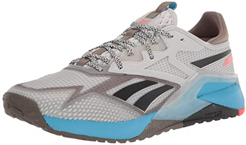 Reebok Nano X2 Tr Adventure Crosstrainer für Herren, Pure Grey/Trek Grey/Radiant Aqua, 43 EU