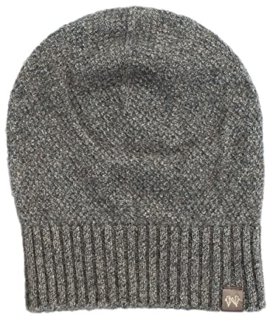 Noble Wilde, Possum Damen/Herren Baggie Beanie Mütze, 40% Possum, 53% Wolle, 7% Seide