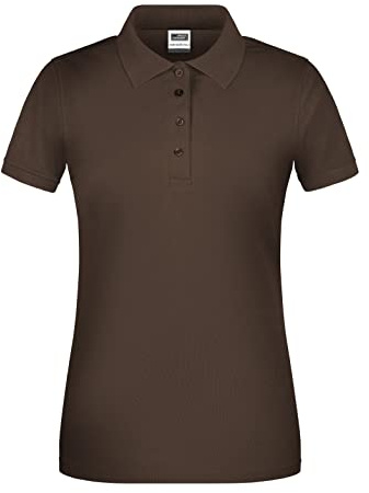 James & Nicholson Damen Bio Workwear Polo - Leicht tailliertes Poloshirt für Beruf & Freizeit