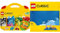 LEGO 10713 Classic Bausteine Starterkoffer – Kinderspielzeug für Mädchen und Jungen ab 4 Jahren & 11025 Classic Blaue Bauplatte, quadratische Grundplatte mit 32x32 Noppen als Basis für Konstruktionen