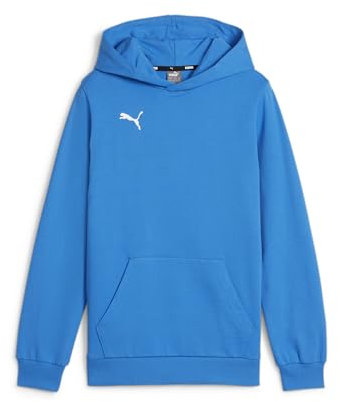 PUMA Jungen Teamgoal Casuals Hoody Jr Pullover, Ignite Blue-puma White, 152 EU