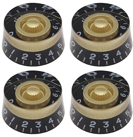SG Store 4 x 6 mm Gitarren-Steuerknöpfe, Ersatz, kompatibel mit Gibson, kompatibel mit Les Paul, kompatibel mit Epiphone Style E-Gitarren-Zubehör