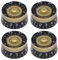 SG Store 4 x 6 mm Gitarren-Steuerknöpfe, Ersatz, kompatibel mit Gibson, kompatibel mit Les Paul, kompatibel mit Epiphone Style E-Gitarren-Zubehör
