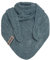KNIT FACTORY - Dreiecksschal Sally - Damen Strickschal mit Wolle - Grob gestrickten Schal - Hochwertige Qualität - XXL Schal - 220x85 cm - Laurel/Stone green