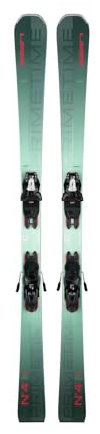 elan - Ski-Set Primetime N 4+ W + Bindung ELX 11.0 Gw Shift, Grün, Damen – Größe 165 – Grün