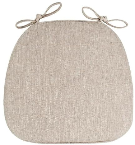 ZLXHFFH 1/2/4/6er Set Stuhlkissen mit Bändern, Bequeme Sitzpolster 43x41x35cm Sitzkissen gefüllt für Indoor und Outdoor, Optional mit Antirutsch und gepolstert,Eco Filz Kissen geeignet für Armchair