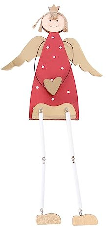 Decorazione Natalizia in Legno A Forma Di Angelo Ornamento Per Albero Di Natale Addobbi Natalizi Per Feste