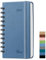 Terminplaner 2025 Klein Spiral Hardcover, Terminkalender 2025 A6 (16.5x10cm), Buchkalender 2025 (Jan.2025-Dez.2025), Wochenplaner mit PU-Leder, Kalender Planer 1 Woche 2 Seite für Büros, Schulen