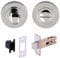 DIRECT DOOR HANDLES® Bathroom Toilet Door Thumb Turn Lock and Emergency Release Deadbolt Kit - Polished Chrome Finish - Deadbolt 64mm Overall