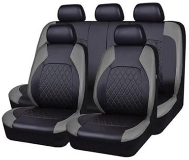 Autositzbezug Set,für Nissan Qashqai II J11 2013-2020 2021 2022 2023 Universal-Sitzbezug, Komplett-Set, Schonbezüge Autositze für Vordersitze und Rückbank,A