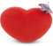NICI Kissen Love Elefant herzförmig 42x27cm mit Kuscheltier Elefant 12cm rot - Flauschiges Kuscheltierkissen für Jungen, Mädchen, Babys und Kuscheltierliebhaber; ideal für Zuhause oder Kindergarten