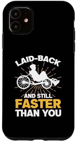 Hülle für iPhone 11 Liegerad Trike Radfahrer Fahrrad